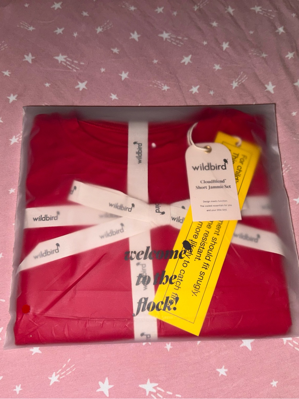 WildBird Cherry short sleeve pajamas set